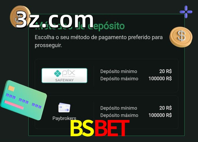 O cassino BSBETbet oferece uma grande variedade de métodos de pagamento