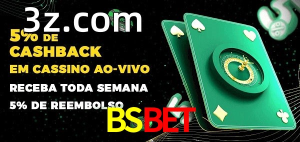 Promoções do cassino ao Vivo BSBET